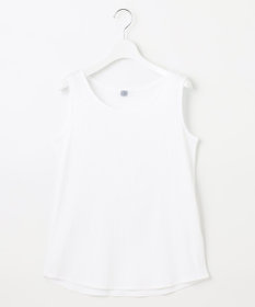 J.PRESS LADIES コットンリブ ノースリーブ カットソー