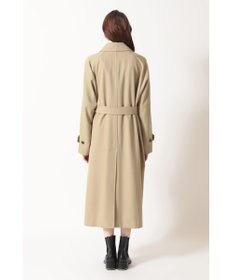 DAKS タータンチェックライニング ドルマンコート