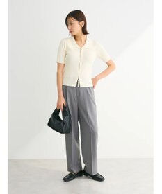 Green Parks ５分袖衿付きＺｉｐプルオーバー