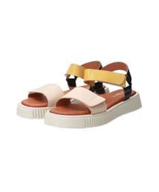INTER-CHAUSSURES 【Wikers】ソフトスクエアトウ厚底サンダル