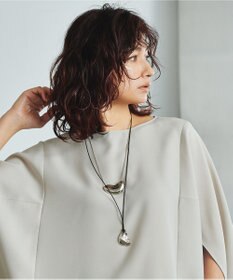 ICB モチーフロングネックレス シルバー系