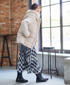 ANY 【洗える】スムースタッチ ショート丈ダウンコート