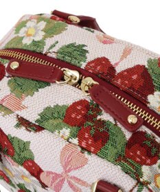 Maison de FLEUR いちごゴブラン2Wayボストンバッグ