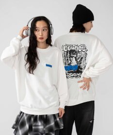 WEGO 【2025年秋冬新作/SMLXLサイズ展開/ユニセックス着用ITEM】アソートグラフィックプルオーバー