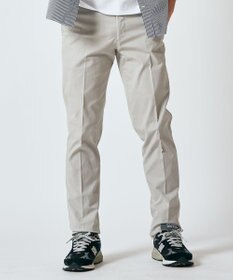 J.PRESS MEN オーガニックコットントリコチンストレッチ スローンパンツ