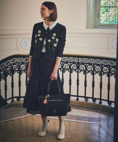 TOCCA BACK RIBBON SHORTBOOTS ショートブーツ