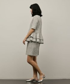 GRACE CONTINENTAL ツイードタックショートパンツ