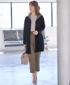 ANY SIS 【洗える】サイドバックルタックテーパード パンツ