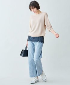 ANY デシンレースキャミソール