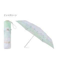 MOONBAT ポール＆ジョー アクセソワ 折りたたみ傘 【超軽量】ストライプ×クリザンテーム