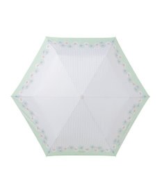 MOONBAT ポール＆ジョー アクセソワ 折りたたみ傘 【超軽量】ストライプ×クリザンテーム