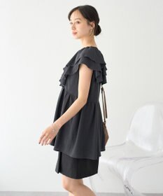 earth music&ecology ラッフルフリルワンピース