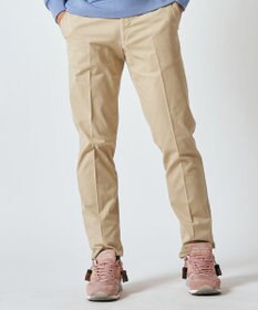 J.PRESS MEN オーガニックコットントリコチンストレッチ スローンパンツ