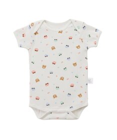 MIKI HOUSE HOT BISCUITS 【70-80cm】 半袖ボディシャツ(かぶり仕様)