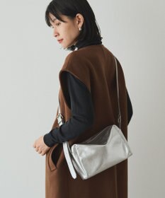 russet 【2025AW新作】レザースクエアショルダーバッグ(CE-1575)