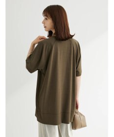 Green Parks 接触冷感５分袖ラグランチュニック