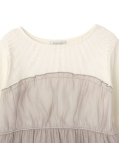 Green Parks オーガンジービスチェドッキングプルオーバー