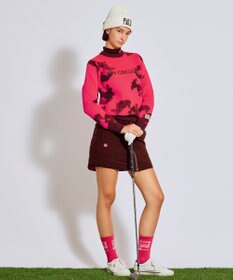 PW CIRCULUS 【WOMEN】Spark dot camouflage 軽量ニット ゴルフウェア レディース