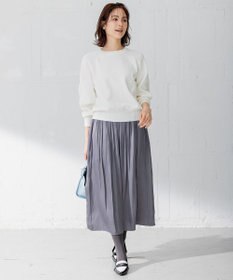 組曲 【選べる8色展開・春まで使える！】バックレースカラー ニット