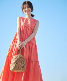 #Newans ボリュームティアードワンピース