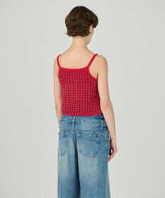 GRACE CONTINENTAL ツイードニットキャミ