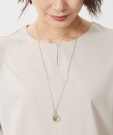 J.PRESS LADIES ダブルリング エポ ネックレス