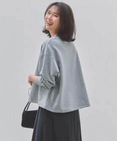 UNFILO ハイストレッチ ドロストスウェット TOPグレー