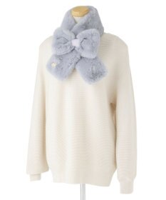 MOONBAT 【新色追加】PAUL & JOE ACCESSOIRES フェイクファーリボンマフラー