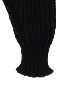 WEGO 刺繍ダメージニットWZIPパーカー