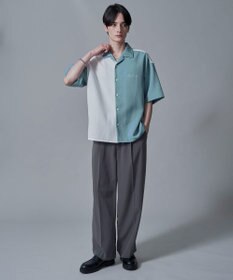 WEGO 【速乾/しわになりにくい/MLサイズ展開】ドライポリカラーブロックシャツ（SS）