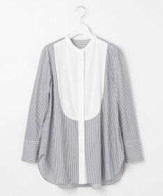 自由区 【洗える】ストレッチシャーティング ブザムシャツ