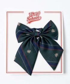 WEGO 【SCHOOLITEM】エンブレム柄スクールリボン