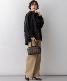 23区 2WAY ストレッチタフタ ボリュームスリーブブルゾン