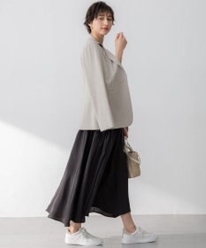 23区 【洗える】リネンレーヨンストレッチ テーラード ジャケット