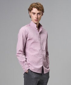 JOSEPH HOMME 新柄【オリジナル素材】ラティスジャガードストレッチ　ウィングカラーシャツ