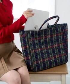 ROOTOTE 3619【自立・A4収納】EU.ミディアム.チェックキルト-C