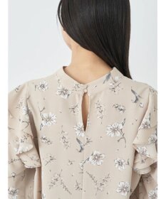 earth music&ecology フリルスリーブブラウス
