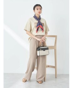 earth music&ecology タックワイドパンツ