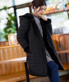 Tiaclasse L 【洗える】ダイヤ地柄ニットチュニック