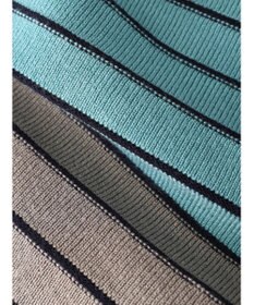 CRAFT STANDARD BOUTIQUE マルチストライプバイカラーニットスカート