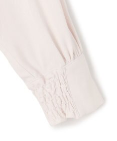 UNFILO ドレープサテンブラウス