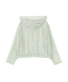 AMERICAN HOLIC 【先行予約】幾何学レースフードシャツ