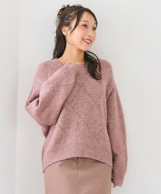 Feroux ハート柄ニット プルオーバー