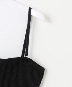 ANY SIS 【洗える】ニットリブ ビスチェ