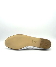 nouvelleRobe Oū サイズ追加【本革・高反発】Round ラウンドトゥ メタリックバレエシューズ