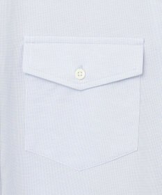 J.PRESS MEN 【KING SIZE】ピンチェックジャージ バンドカラーシャツ