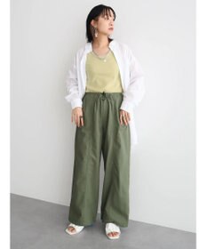 Green Parks 綿麻混オーバーサイズシャツチュニック