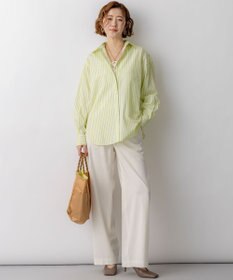 23区 【一部先行予約/VERY掲載】CANCLINI シャーティング ベーシックシャツ