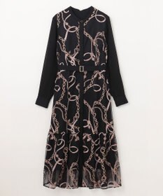GRACE CONTINENTAL チェーン刺繍ワンピース