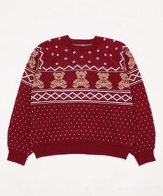 WEGO ノルディックベアニットプルーバー